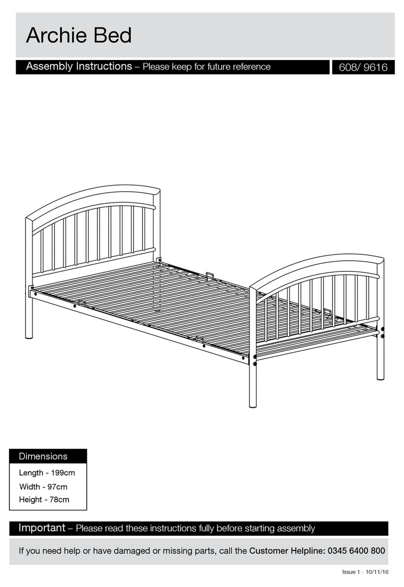 Justwise Archie 608/ 9616 Assembly lnstructions Justwise Archie 608/ 9616 Assembly lnstructions