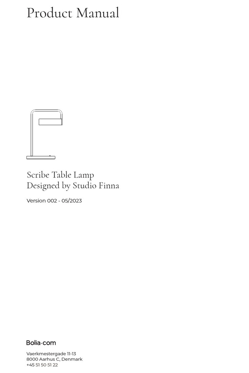 Bolia Scribe product manual