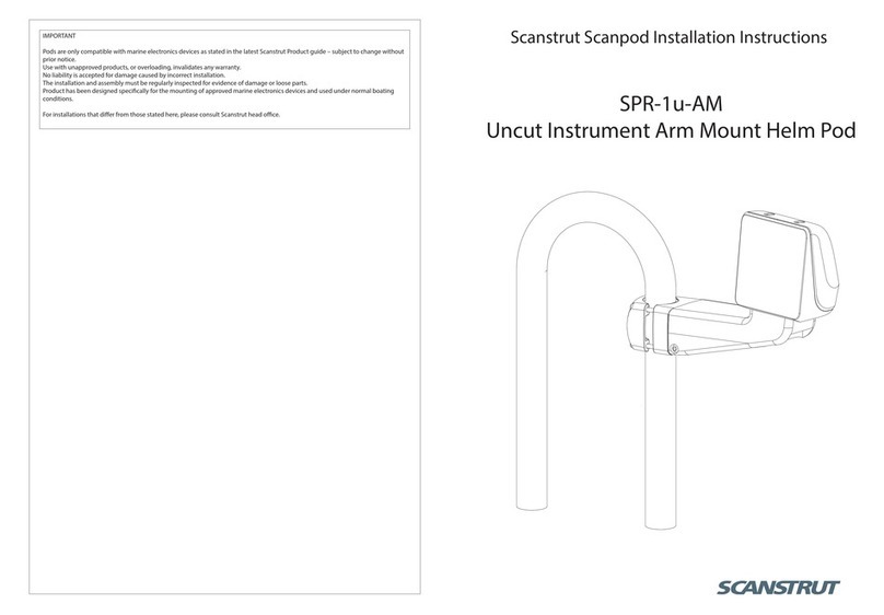 Scanstrut Scanpod SPR-1u-AM User manual