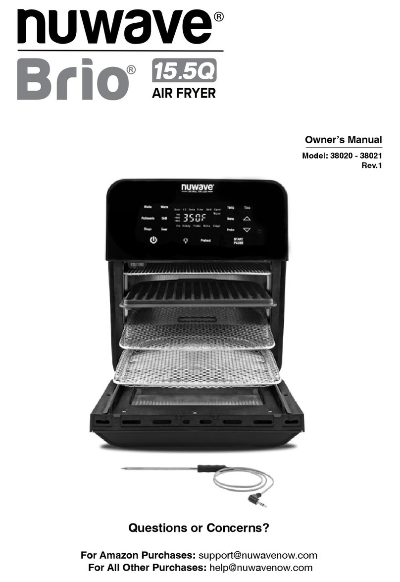 NuWave Brio 38020 User manual