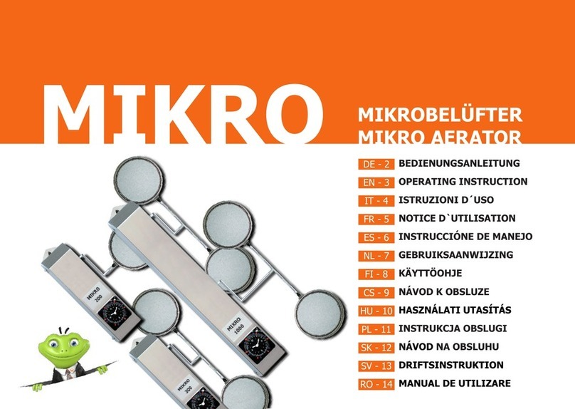BIOBALANCE Mikro 200 Operating	 instruction
