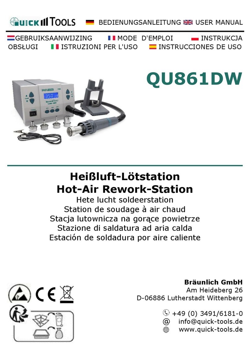 Quick Tools QU861DW user manual