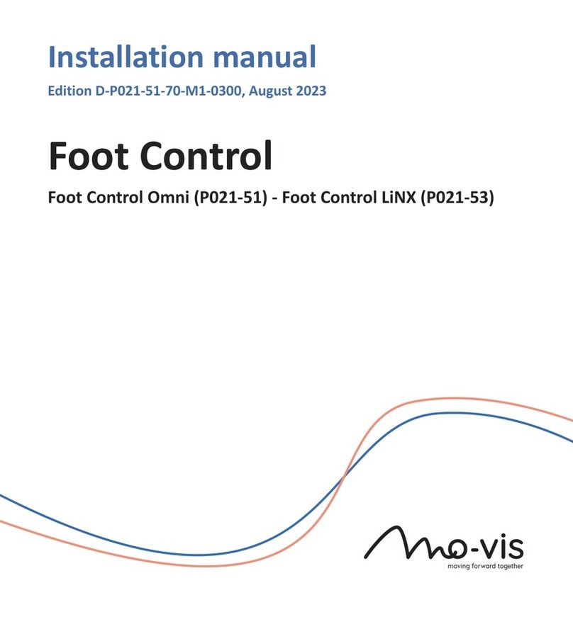 Mo-vis Foot Control Omni User manual Mo-vis Foot Control Omni User manual