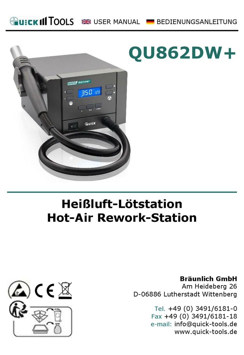 Quick Tools QU862DW+ user manual