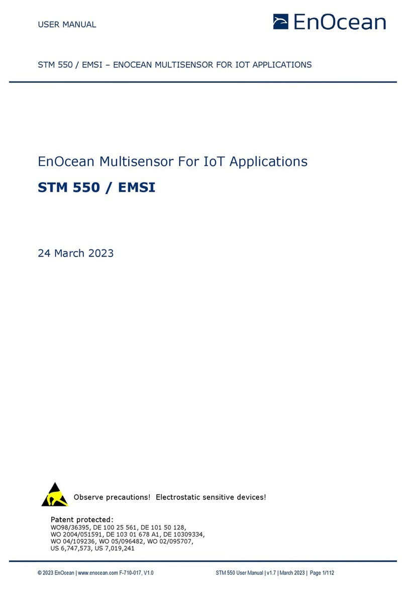 EnOcean STM 550 user manual