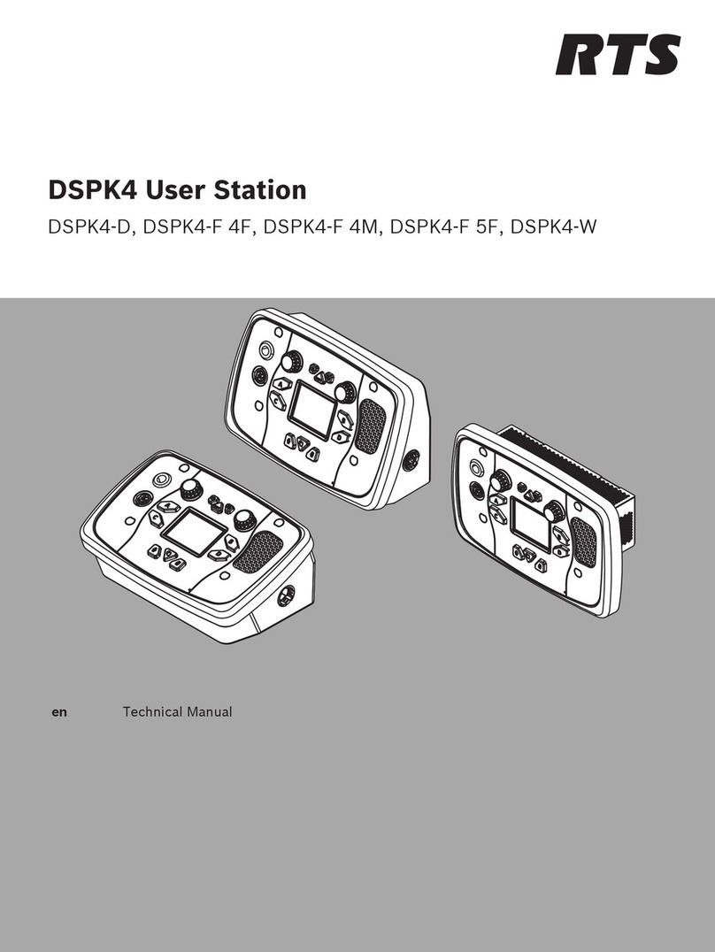 RTS DSPK4 User manual