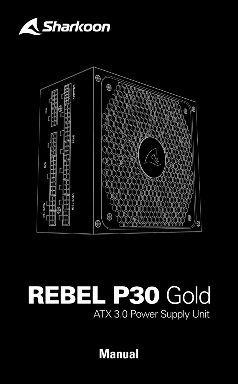 Sharkoon REBEL P30 Gold User manual