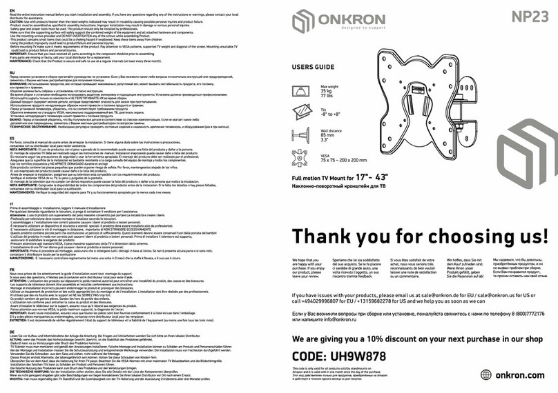 ONKRON NP23 User manual