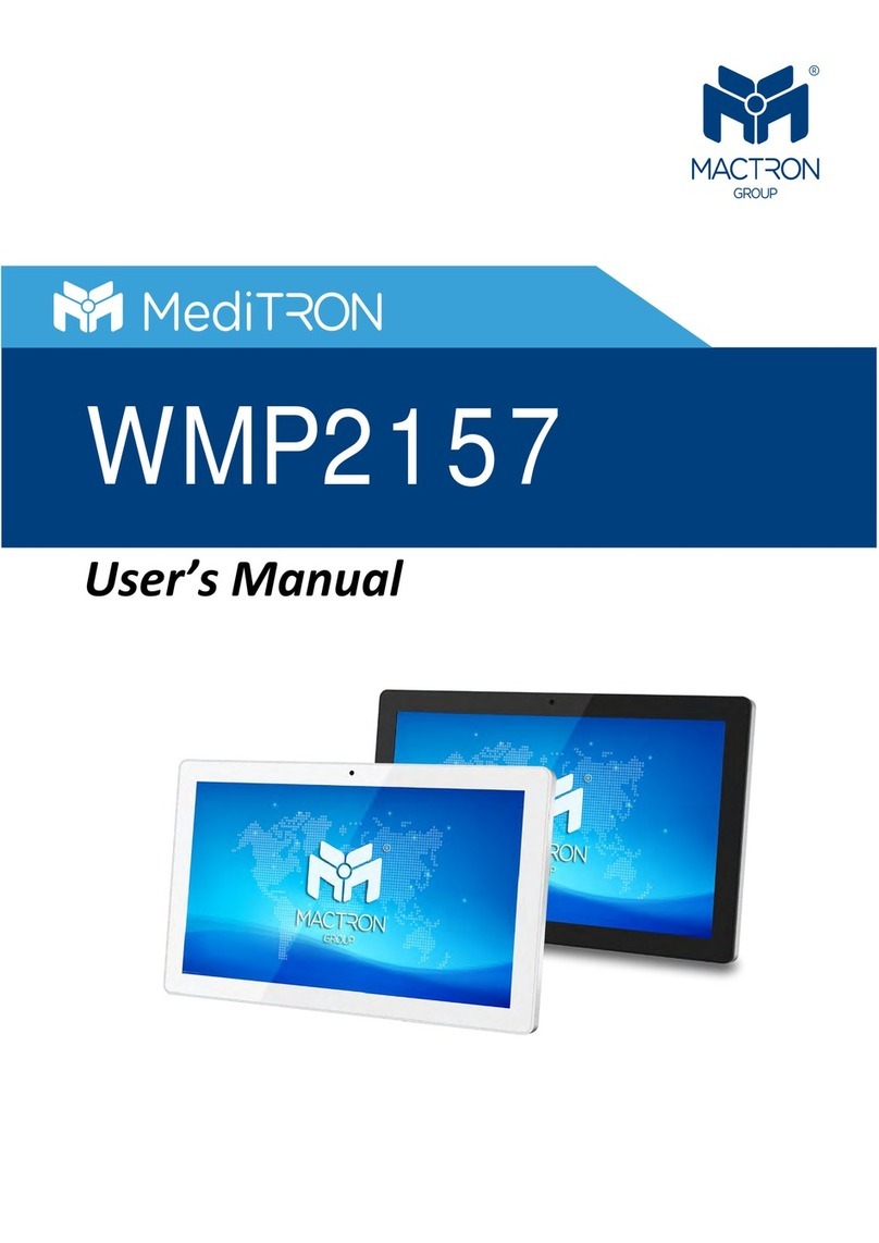 MACTRON MediTRON WMP2157 User manual