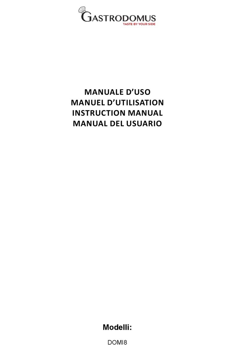 Gastrodomus DOMI8 instruction manual
