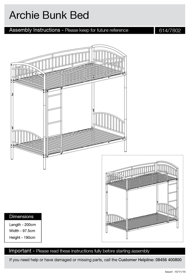 Justwise Archie 614/7802 Assembly instructions