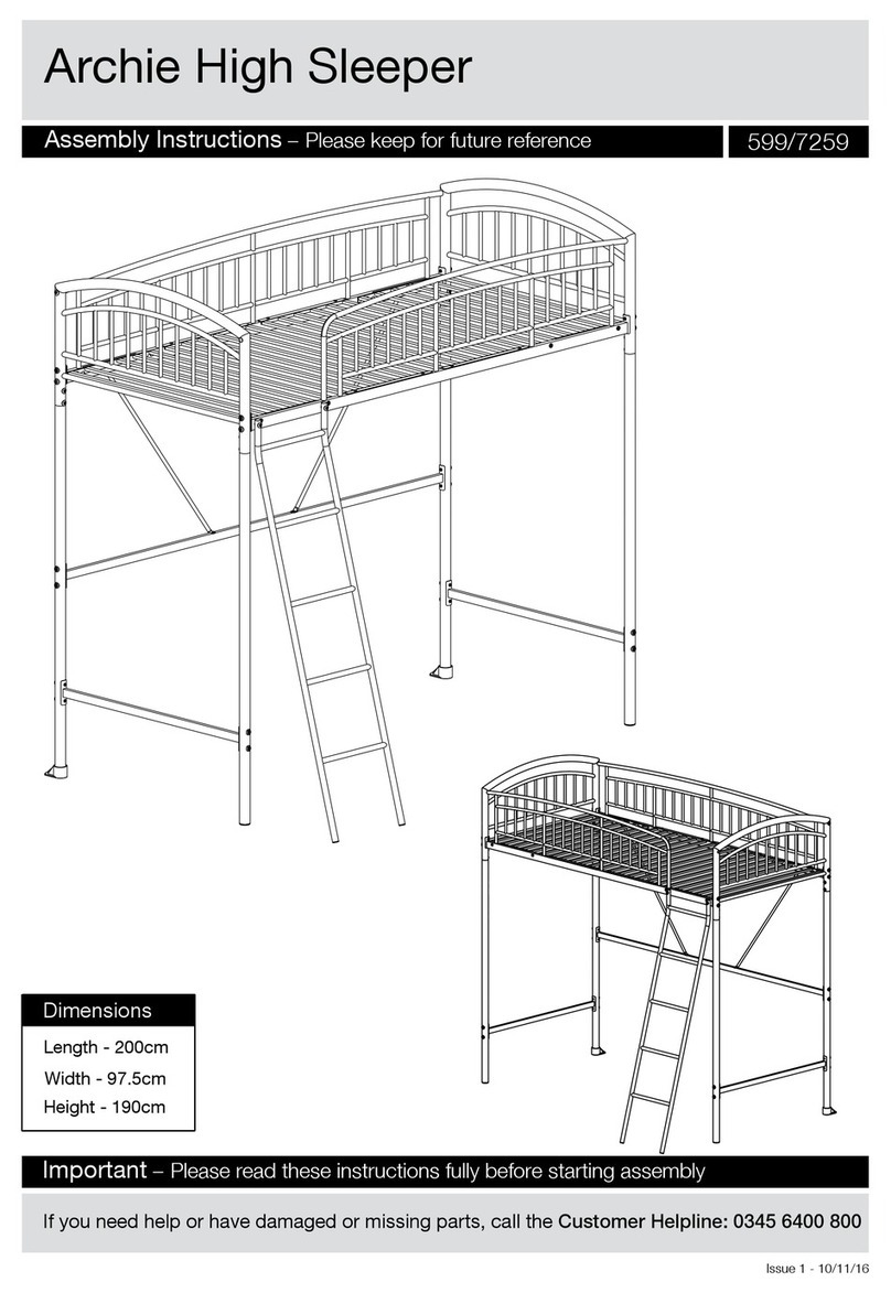 Justwise Archie 599/7259 Assembly instructions