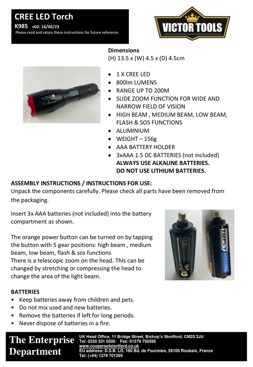 Victor Tools K985 User manual