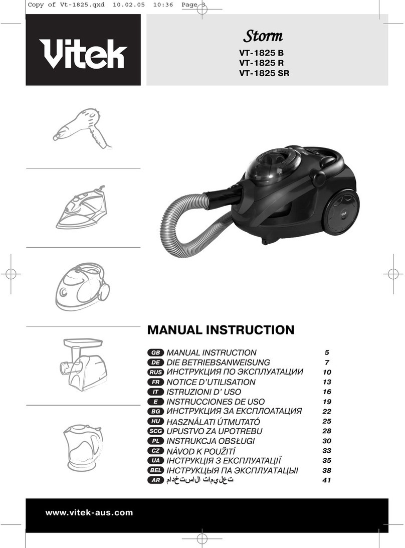 Vitek Storm VT-1825 B Manual instruction