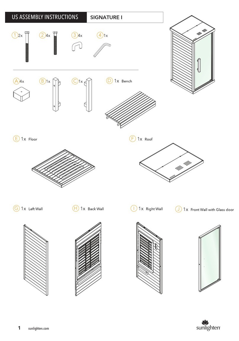 Sunlighten Signature I User manual Sunlighten Signature I User manual