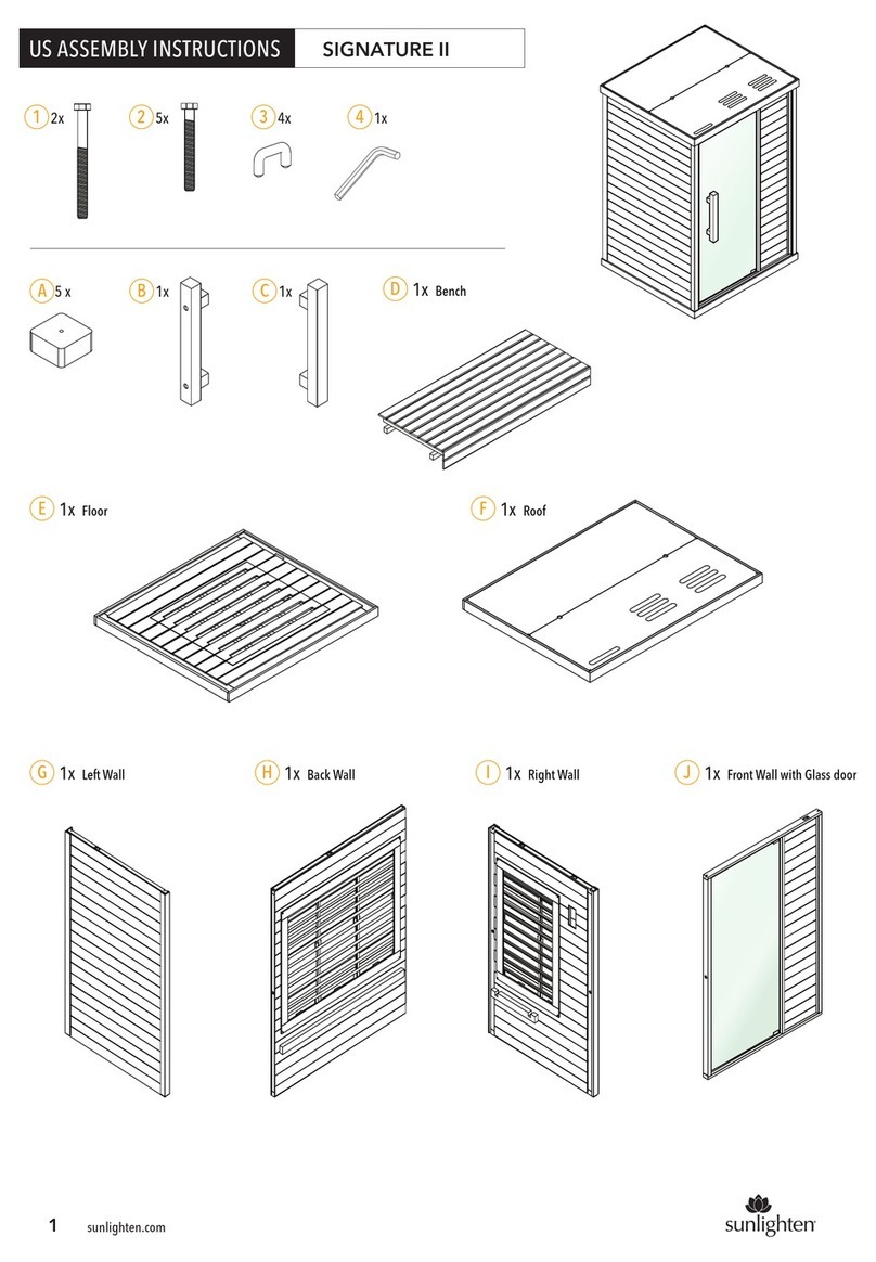 Sunlighten Signature II User manual Sunlighten Signature II User manual