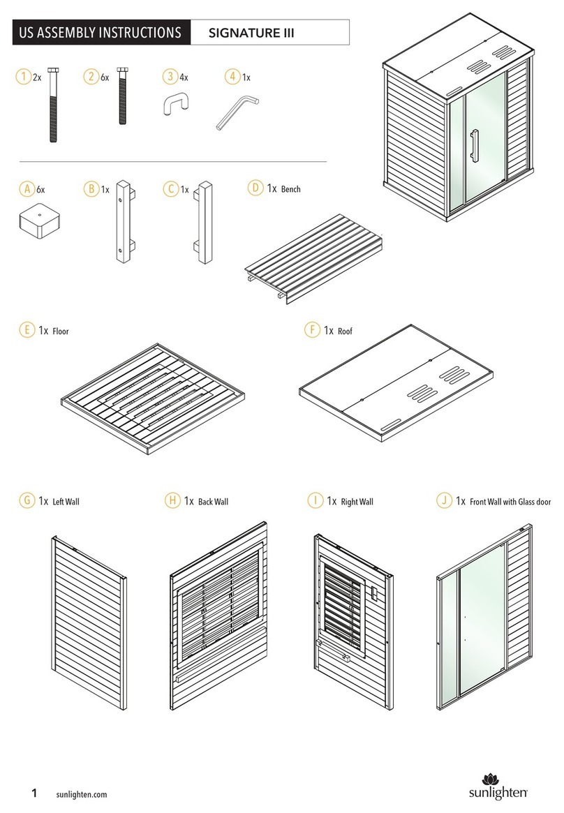 Sunlighten Signature III User manual Sunlighten Signature III User manual