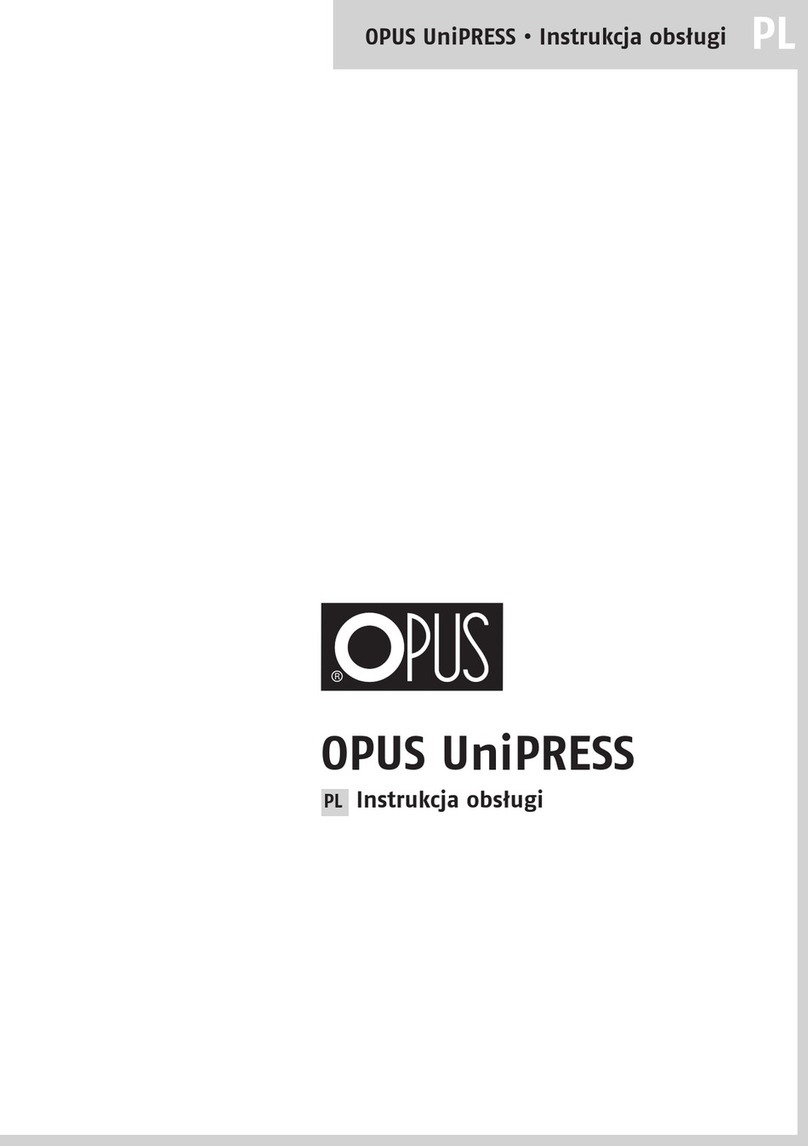 Opus UniPRESS user guide