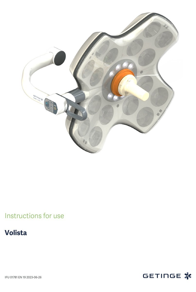 Getinge Volista Instructions for use