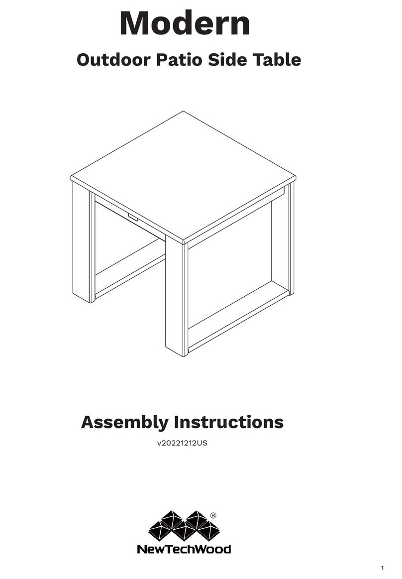 NewTechWood Modern Assembly instructions