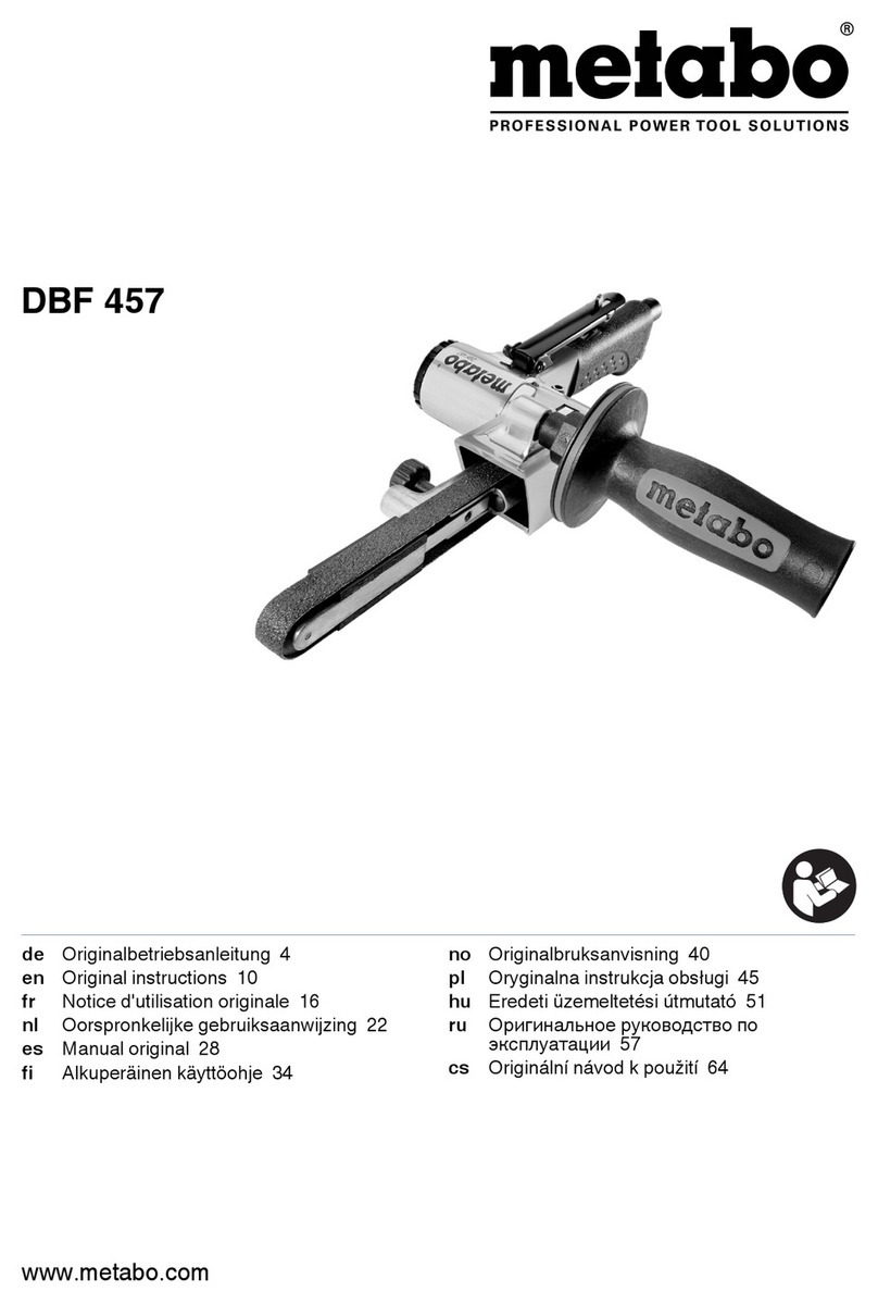 Metabo DBF 457 User manual