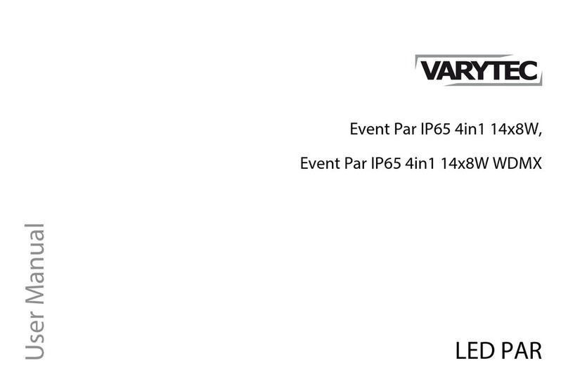 Varytec Event Par IP65 4in1 14x8W User manual