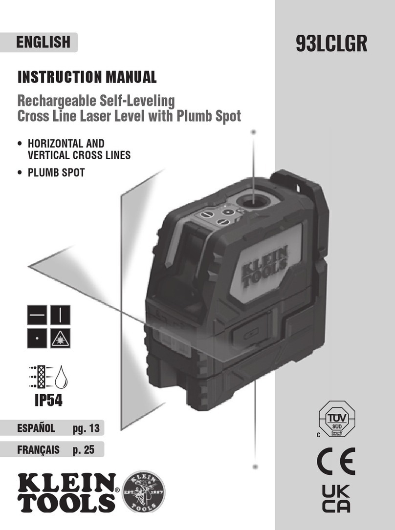 Klein Tools 93LCLGR User manual Klein Tools 93LCLGR User manual