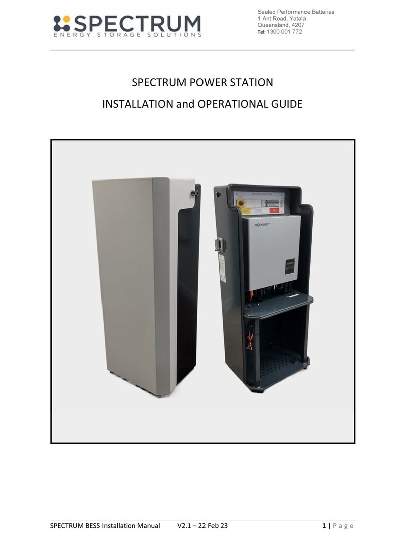 Spectrum SPB 5L14.4 Installation and operational guide