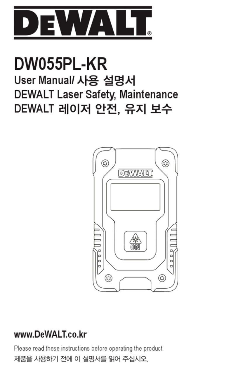 DeWalt DW055PL-KR User manual