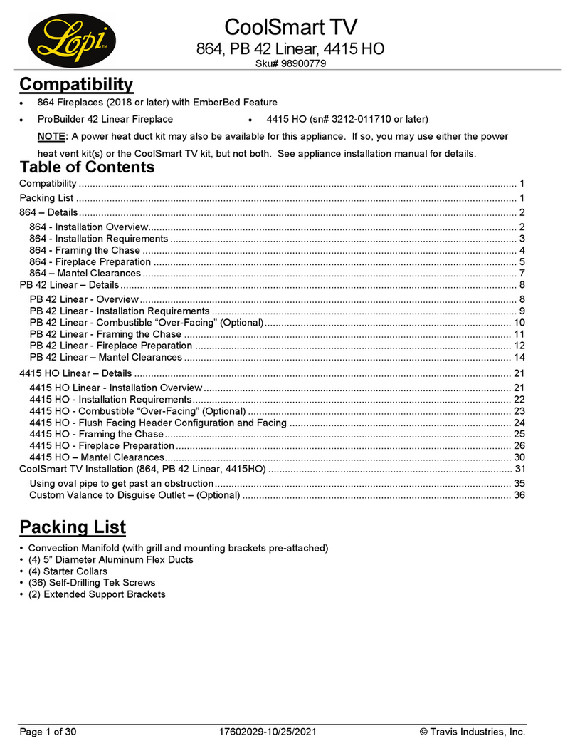 Lopi Hearthview 864 instruction manual Lopi Hearthview 864 instruction manual