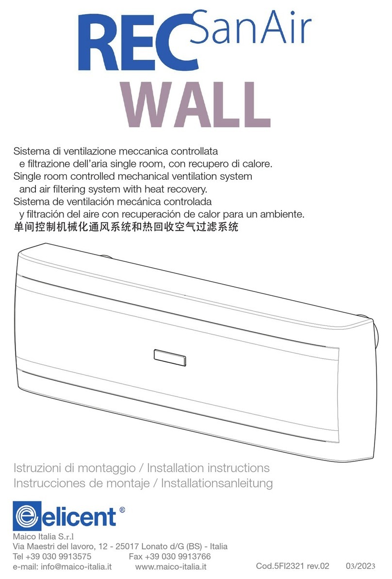 Elicent REC SanAir User manual