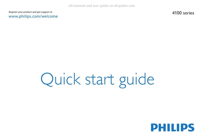 Philips 4100 series User manual