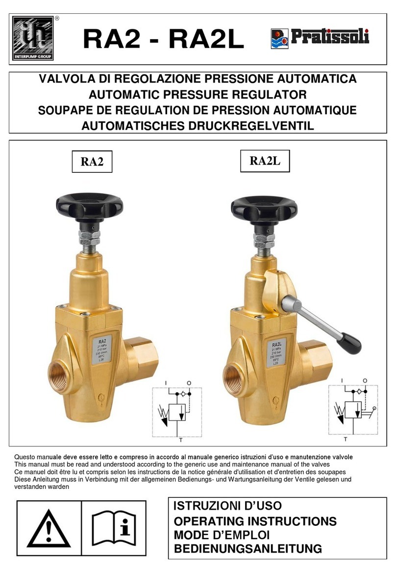 Interpump Group Pratissoli RA2 User manual