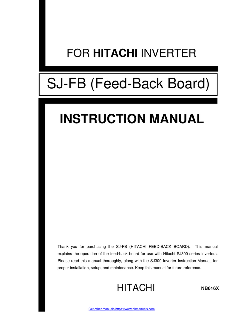 Hitachi SJ-FB User manual