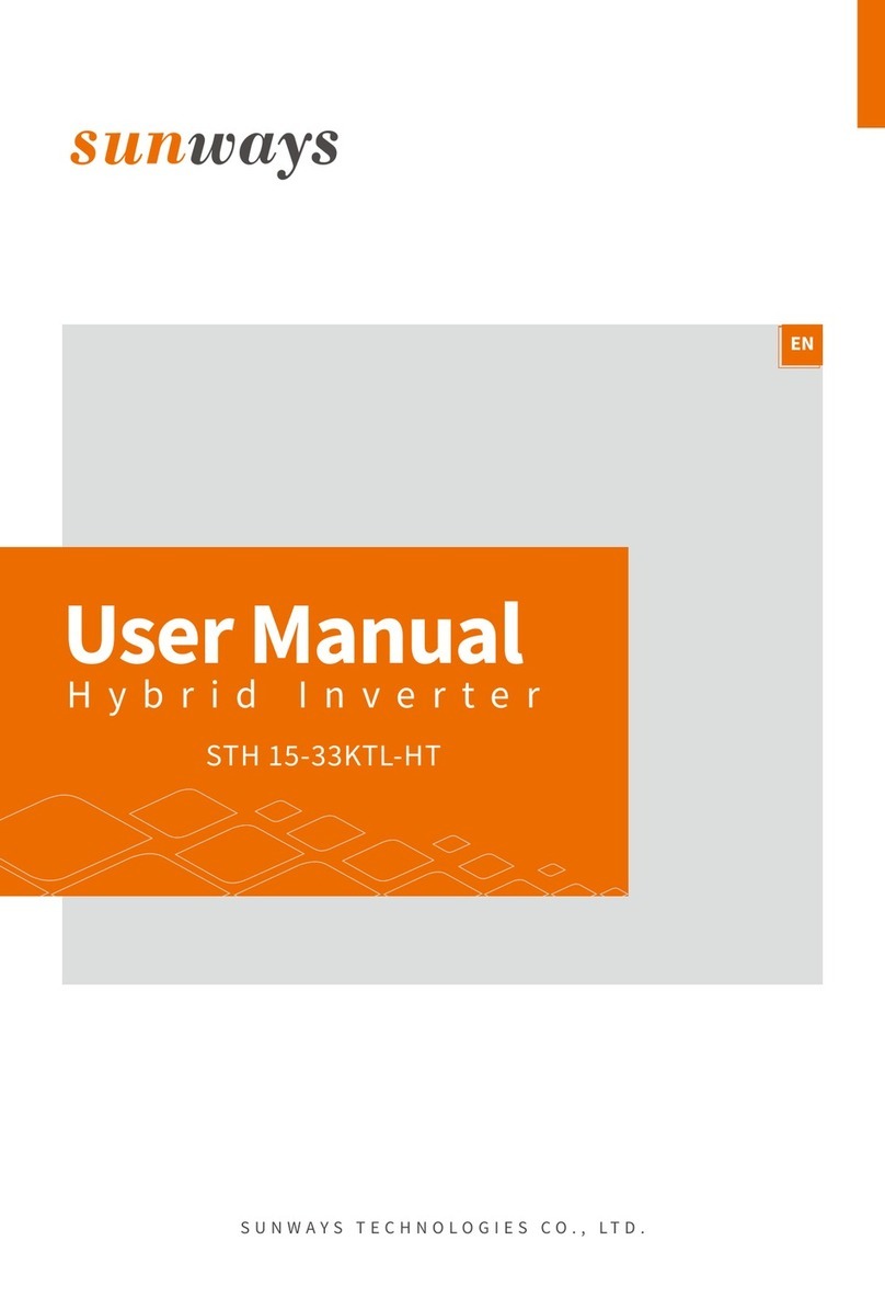 Sunways STH 15-33KTL-HT user manual