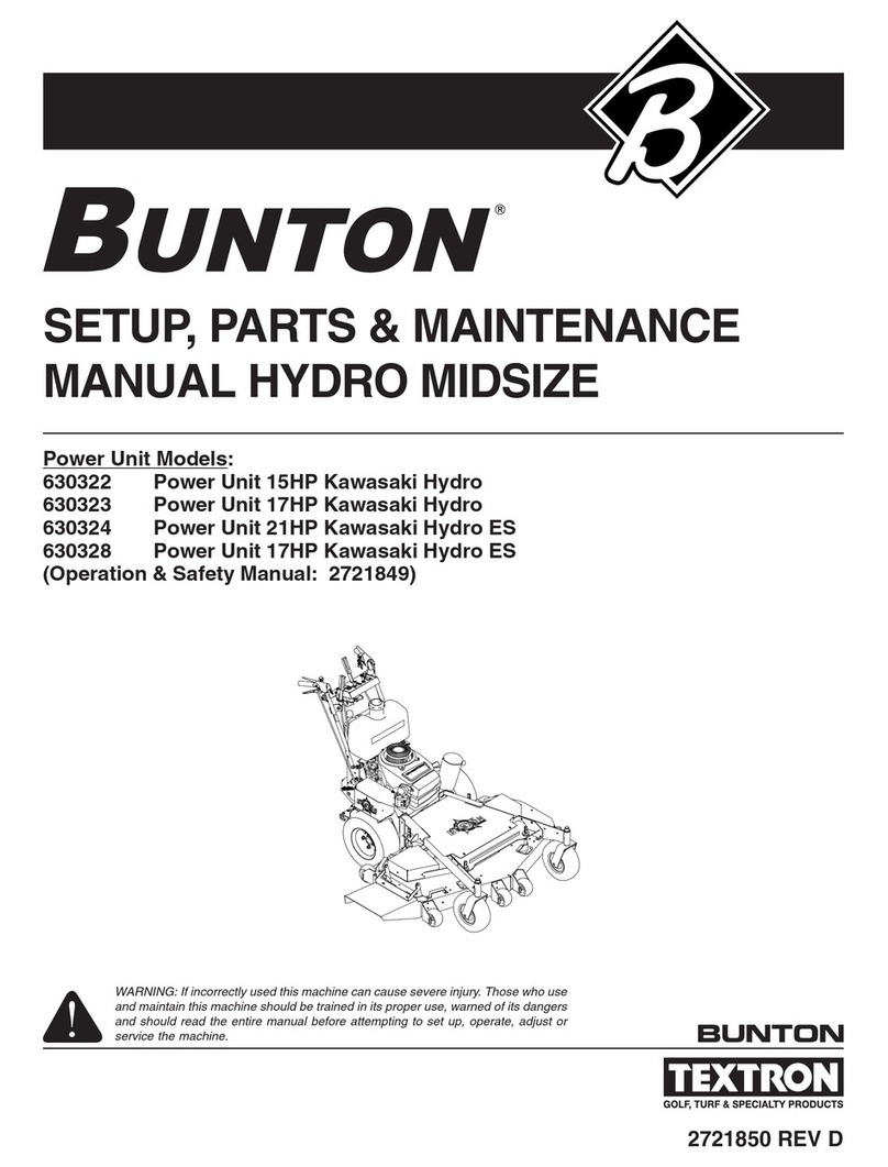 Textron Bunton 630322 User manual