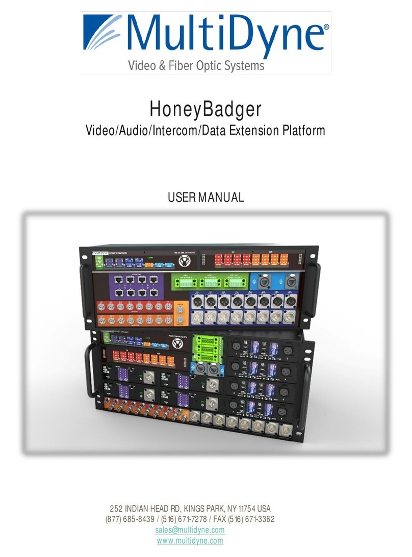MultiDyne HoneyBadger user manual