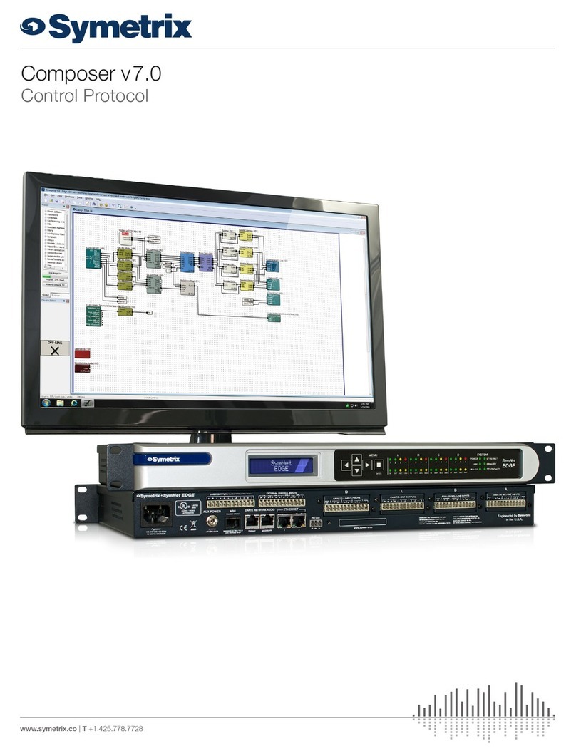 Symetrix Composer v7.0 User manual