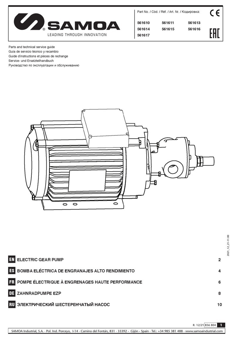 Samoa 561610 Operating manual