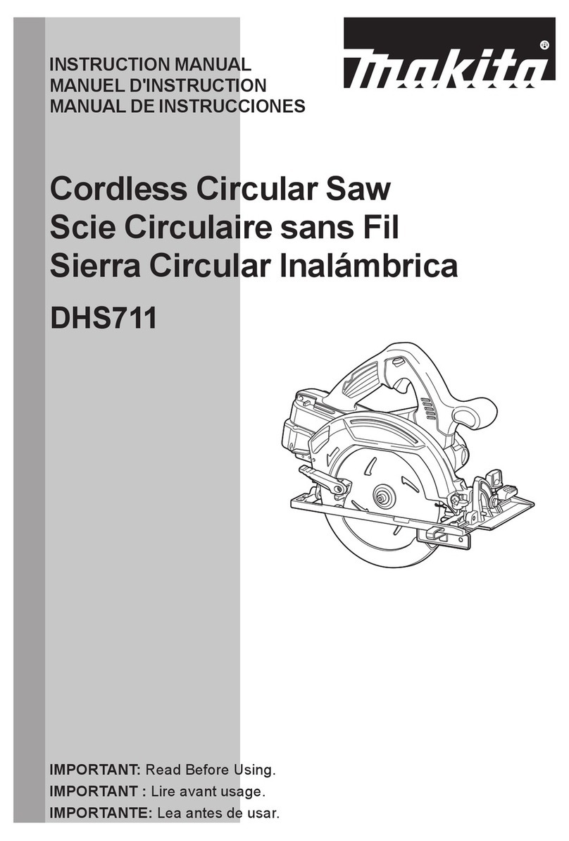 Makita DHS711 User manual Makita DHS711 User manual