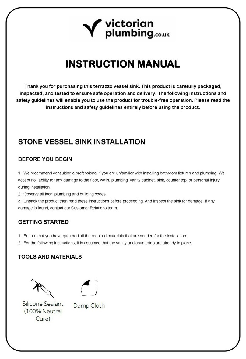 Victorian Plumbing Arezzo AZ03TZBLA instruction manual