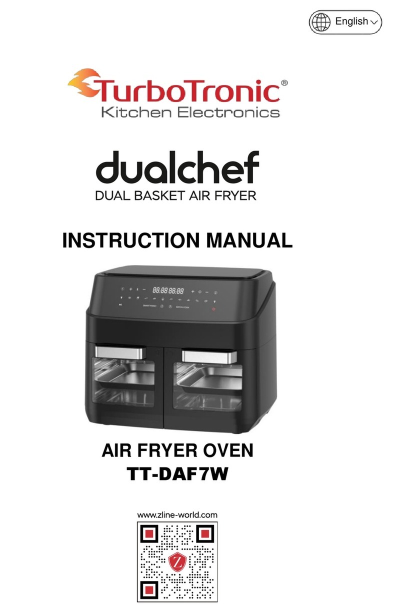 TurboTronic dualchef TT-DAF7W User manual TurboTronic dualchef TT-DAF7W User manual