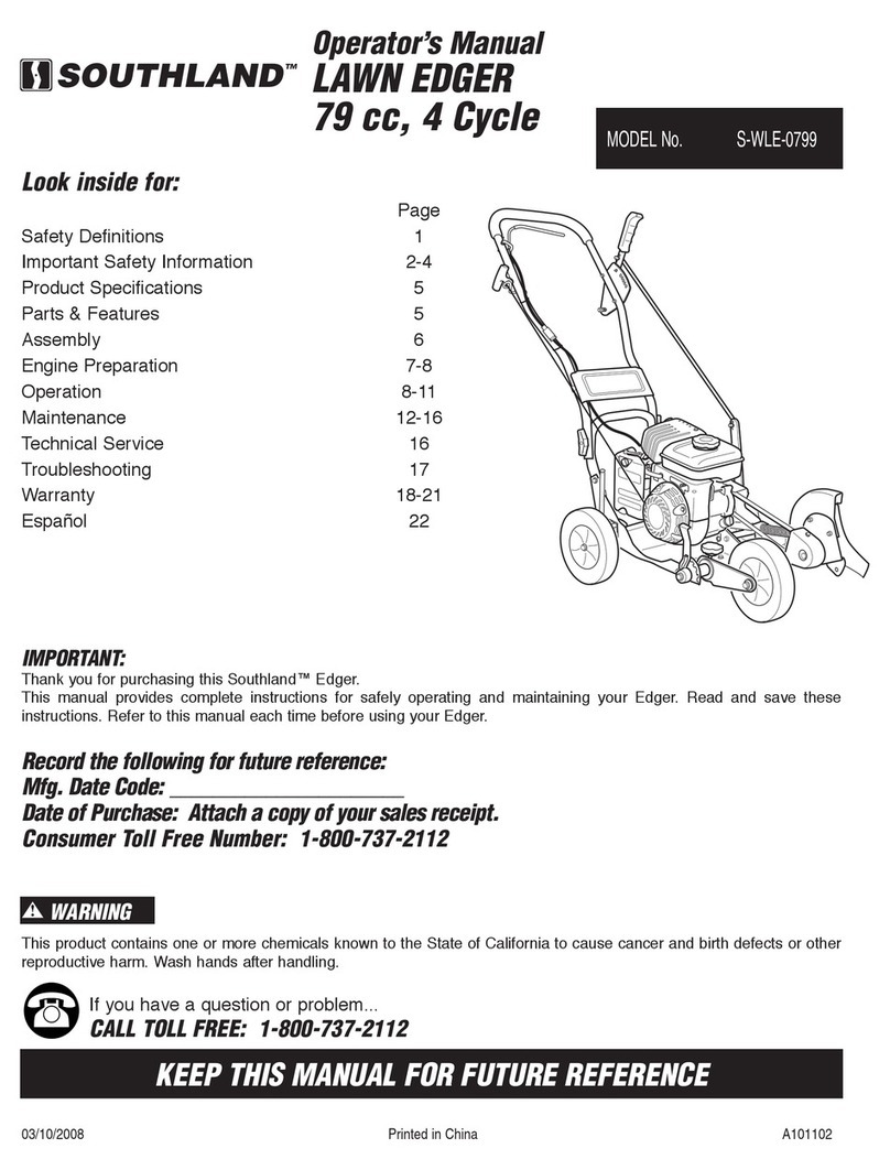 Southland SWLE0799 Operator's manual