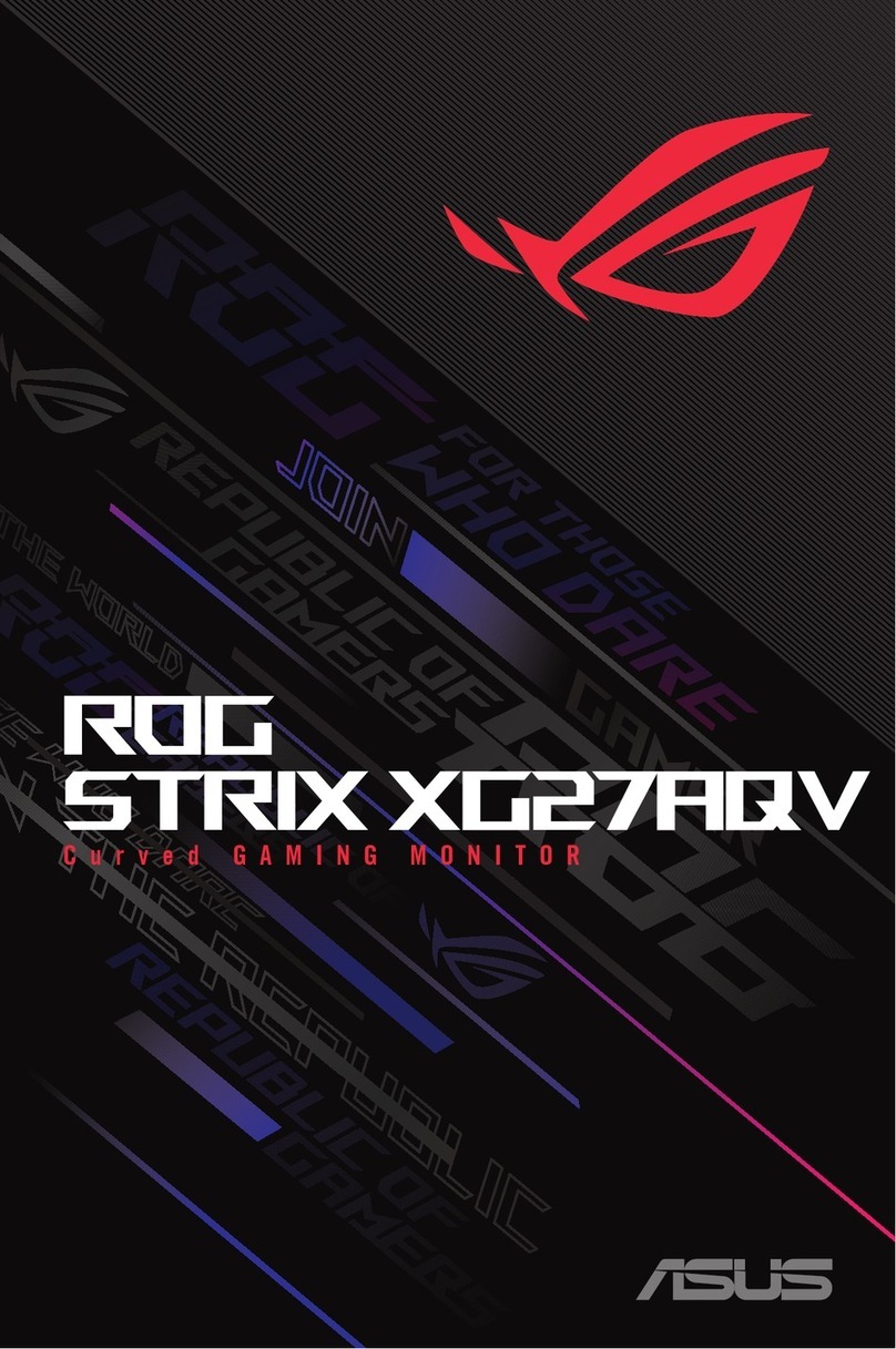 Asus ROG STRIX XG27AQV User manual Asus ROG STRIX XG27AQV User manual