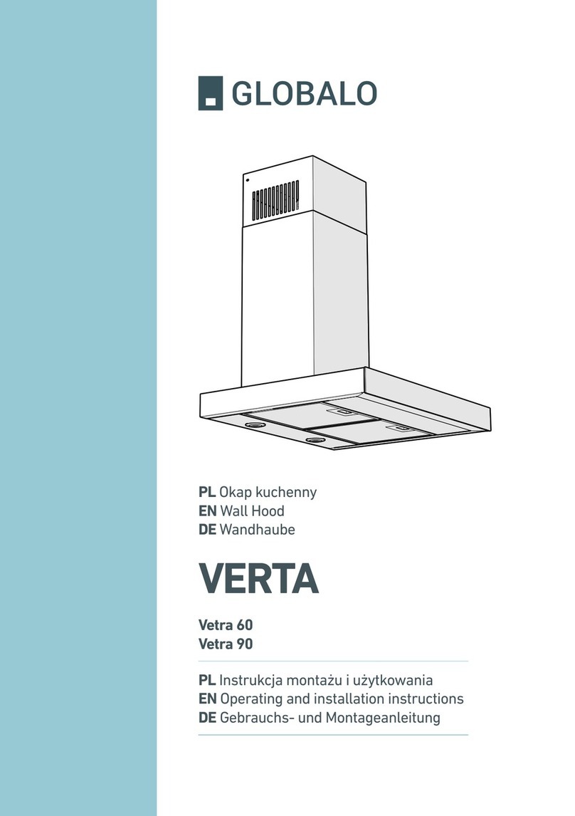 GLOBALO VERTA Operating and installation instructions GLOBALO VERTA Operating and installation instructions