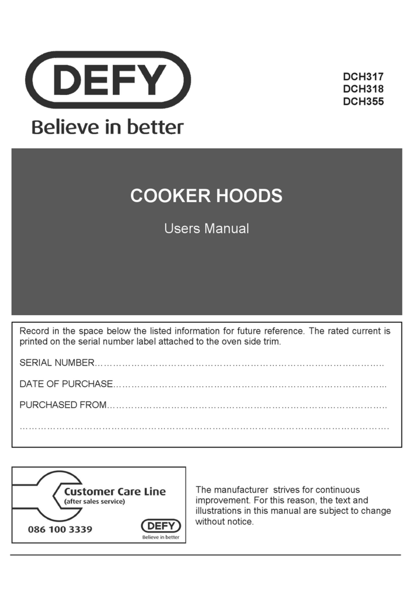Defy DCH317 user manual