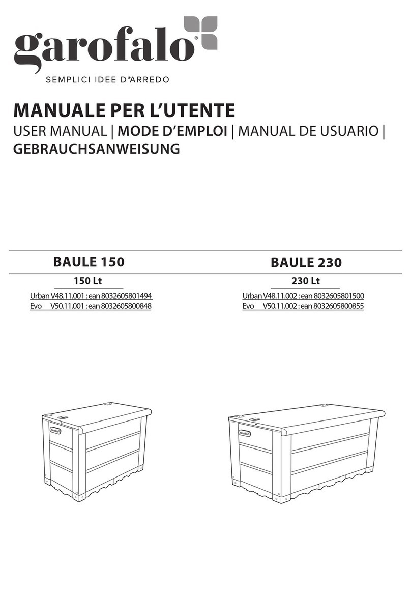 garofalo BAULE 150 user manual