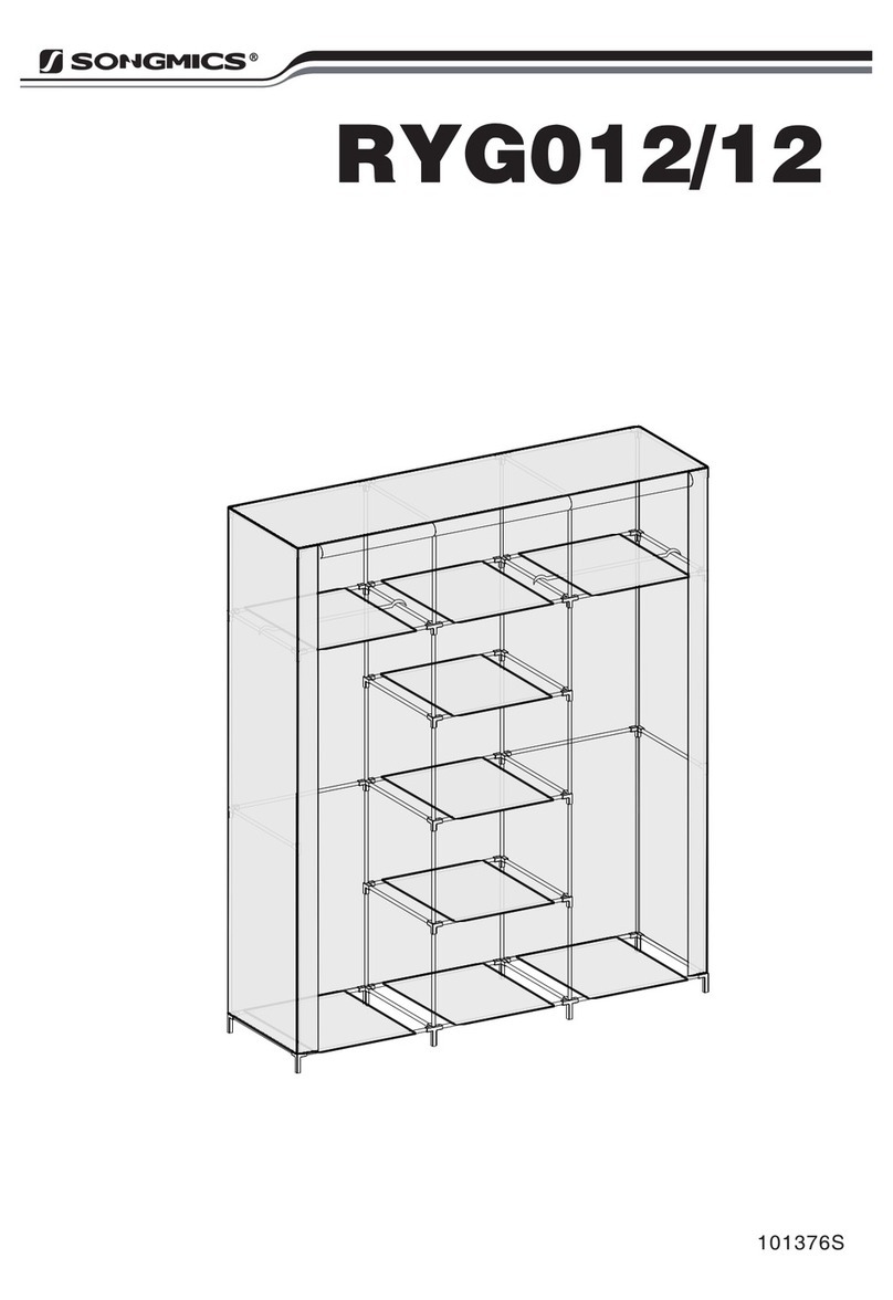 Songmics RYG012/12 User manual Songmics RYG012/12 User manual