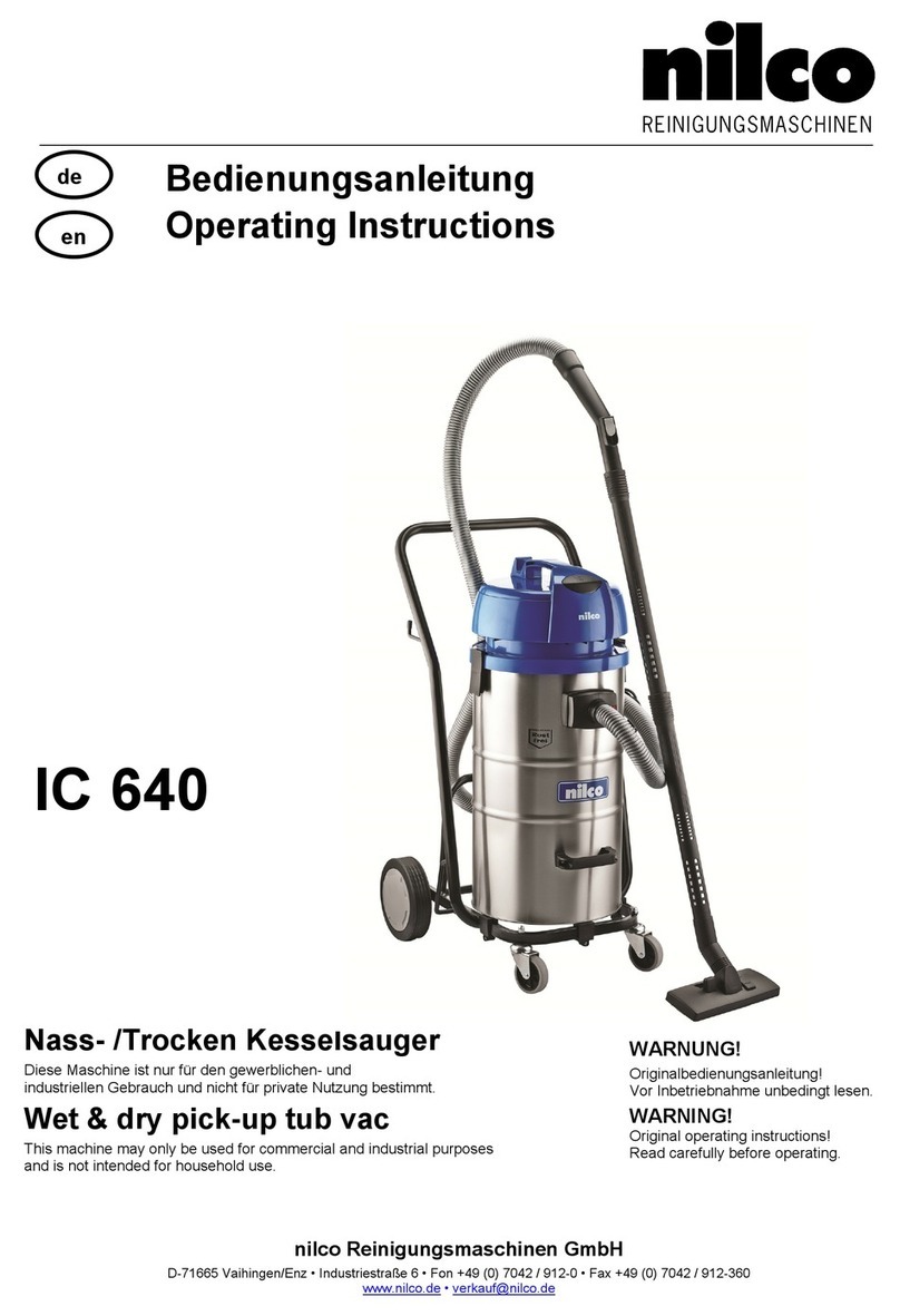 nilco IC 640 operating instructions