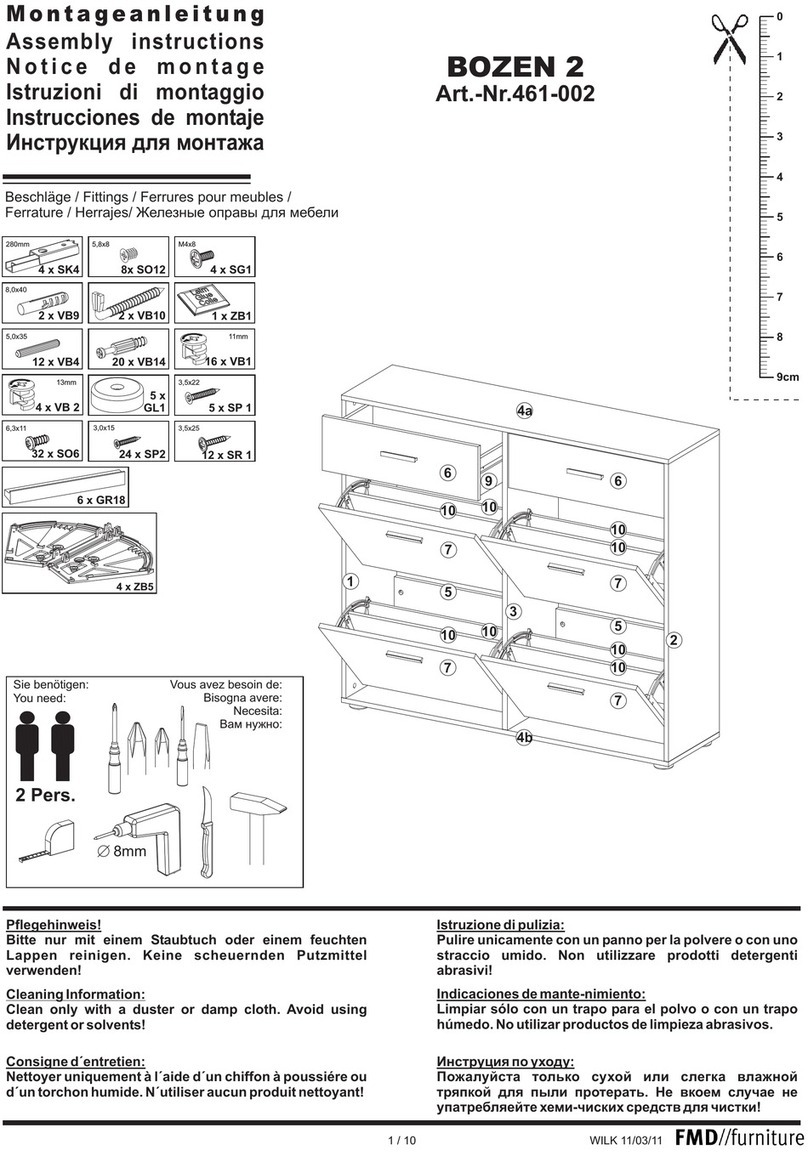 FMD Furniture BOZEN 2 Assembly instructions FMD Furniture BOZEN 2 Assembly instructions